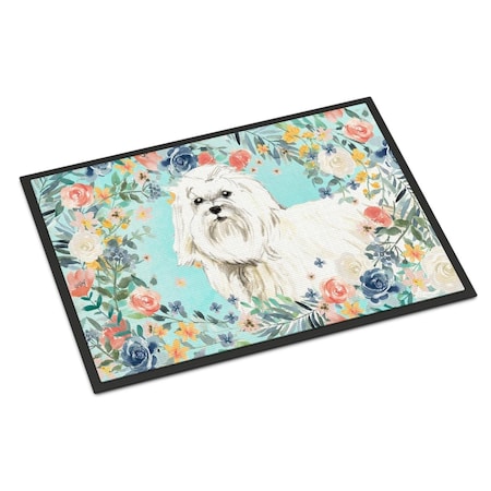 Carolines Treasures 24 x 36 in. Maltese Indoor or Outdoor Mat CK3418JMAT